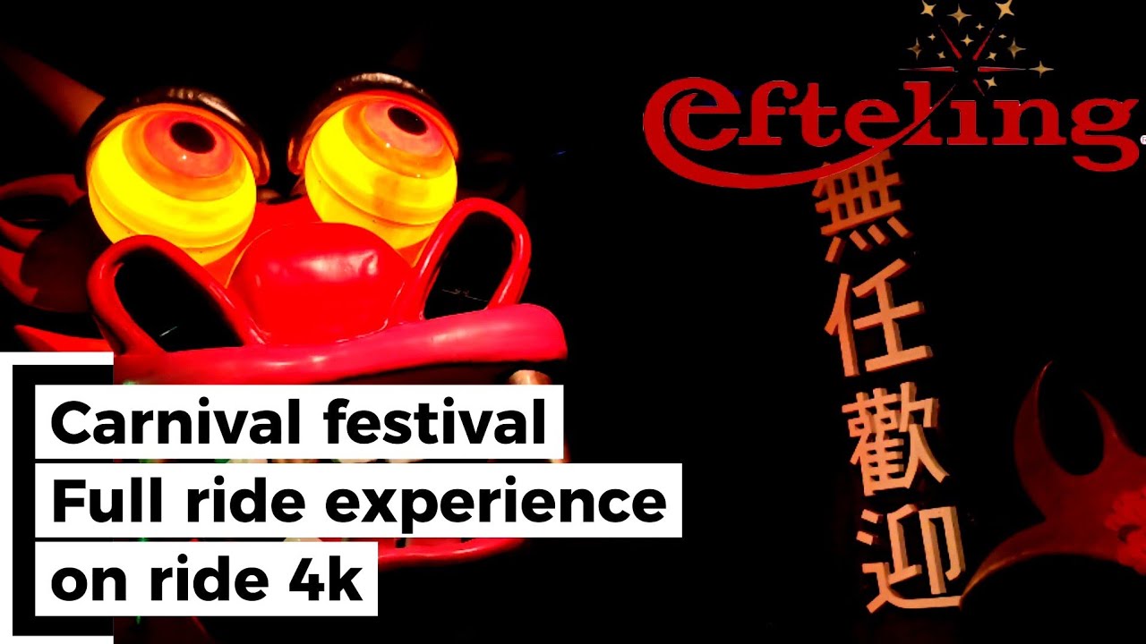 Carnival festival Efteling | 4K on ride!