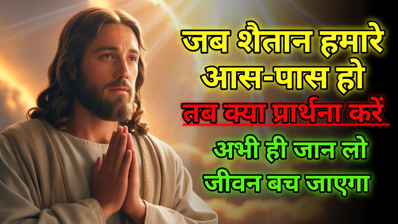 जब शैतान हमारे आस-पास हो, तब क्या प्रार्थना करें || “When Satan Is Around Us, What Should We Pray”.