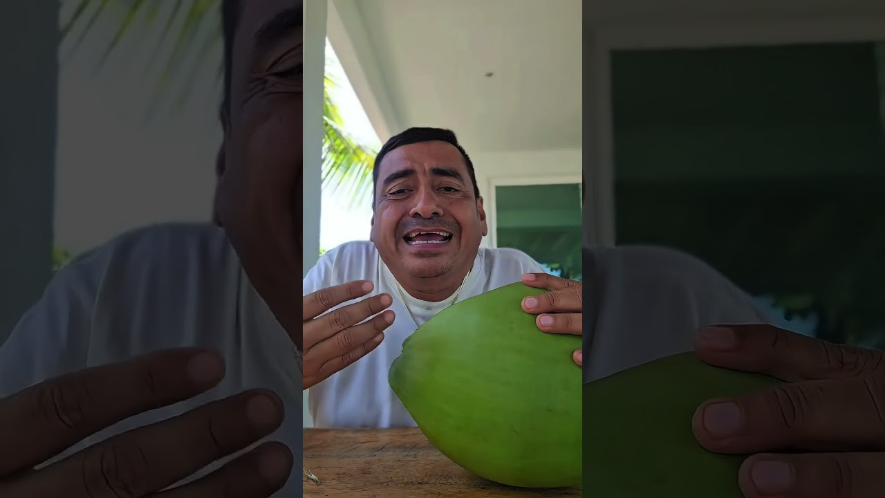 Una agüita de coco 🥥 para la sed y un consejo para la vida 