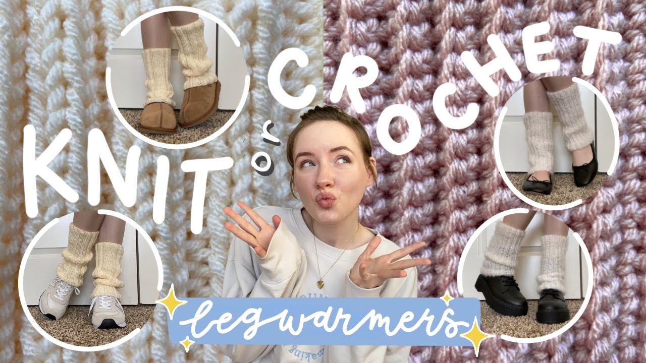 KNIT or CROCHET: legwarmers 🩰💗✨ Simple & Fun Tutorial | Hayhay Crochet