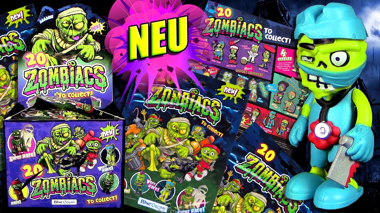 Blue Ocean ® Zombiacs ©™ Display mit 20 Zombie Figuren auspacken - Teil 9 - Sir Jerry Bone (PhD)