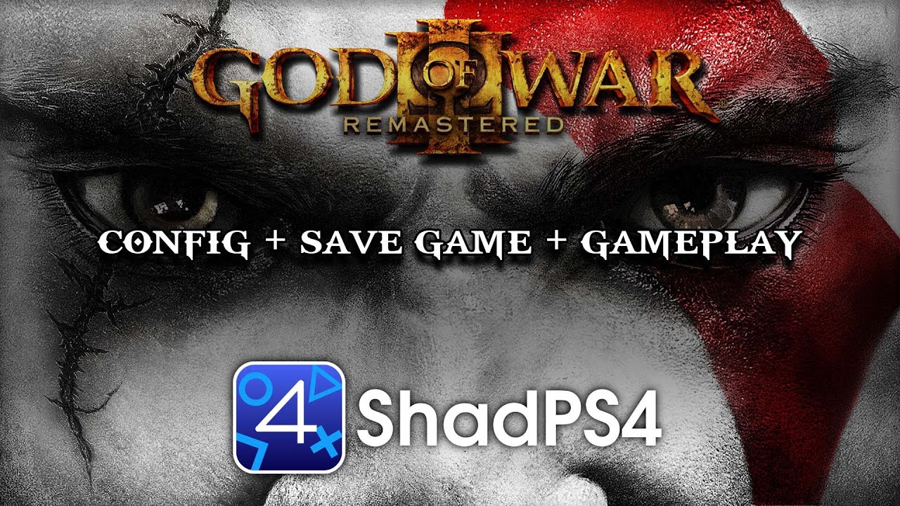 ShadPS4 (PS4 Emulator) - God Of War III Remastered - Savegame installation with Config and Gameplay