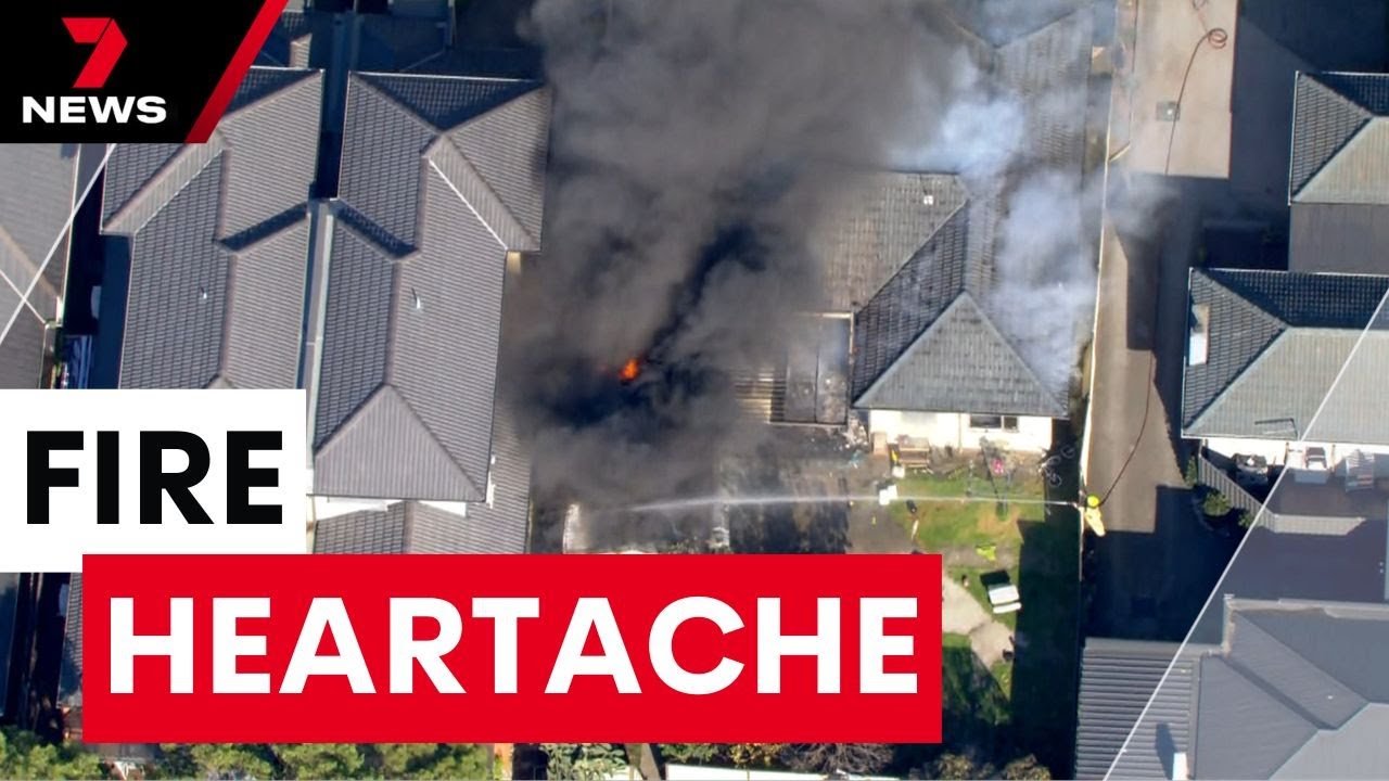 A family of five left heartbroken as fire tears through their Altona North home | 7NEWS