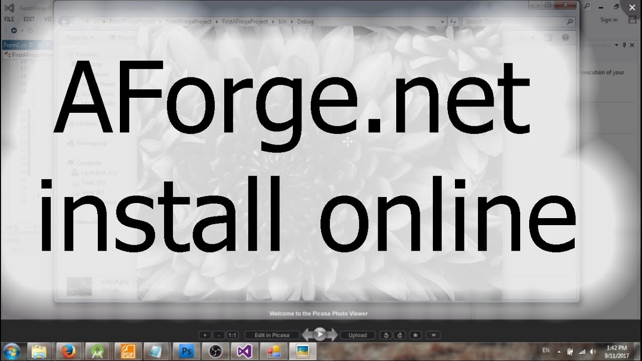 Установка AForge.net онлайн (начало работы с AForge)
