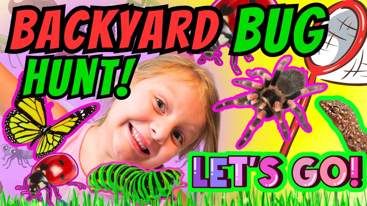 Bugs for Kids! 🐞 Violet’s Backyard Bug Hunt! Lizards, Spiders, Ants & Butterflies!