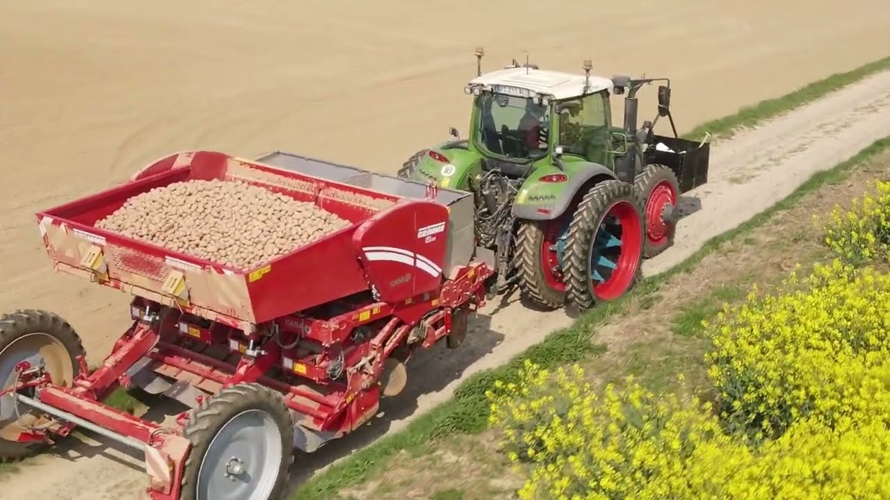 Doublé de Fendt 900 aux plantations de pommes de terre🥔💨