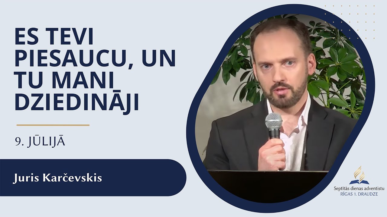 Es Tevi piesaucu, un Tu mani dziedināji - 2. jūlijs dievkalpojums