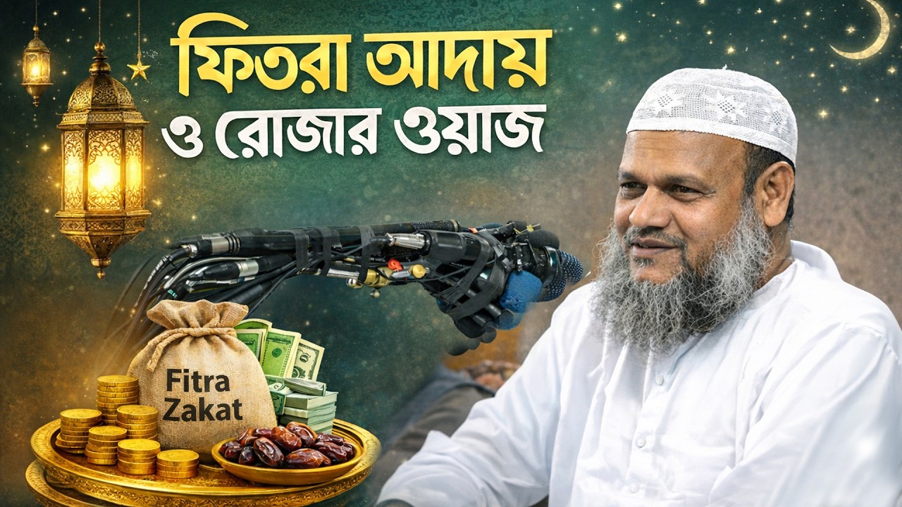 সাদকাতুল ফিতর কে দিবে? কী দিবে? কখন দিবে ? রোযার মাসায়েল শায়খ আব্দুর রাজ্জাক বিন ইউসুফ