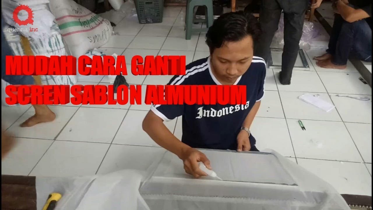 cara pasang screen alumunium  murah