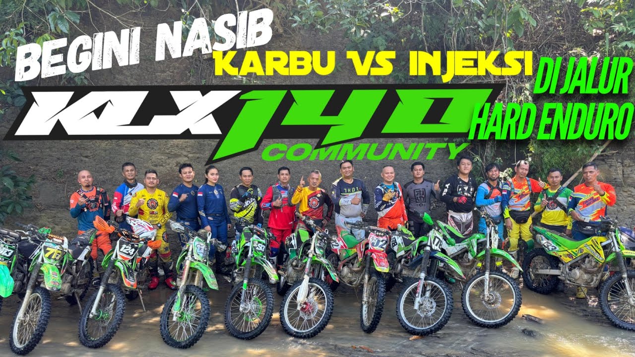 AWAS JADI PENGEN! Udah paling bener ini motor untuk maen di jalur batu. KLX 140 full modif BRAAPP💨