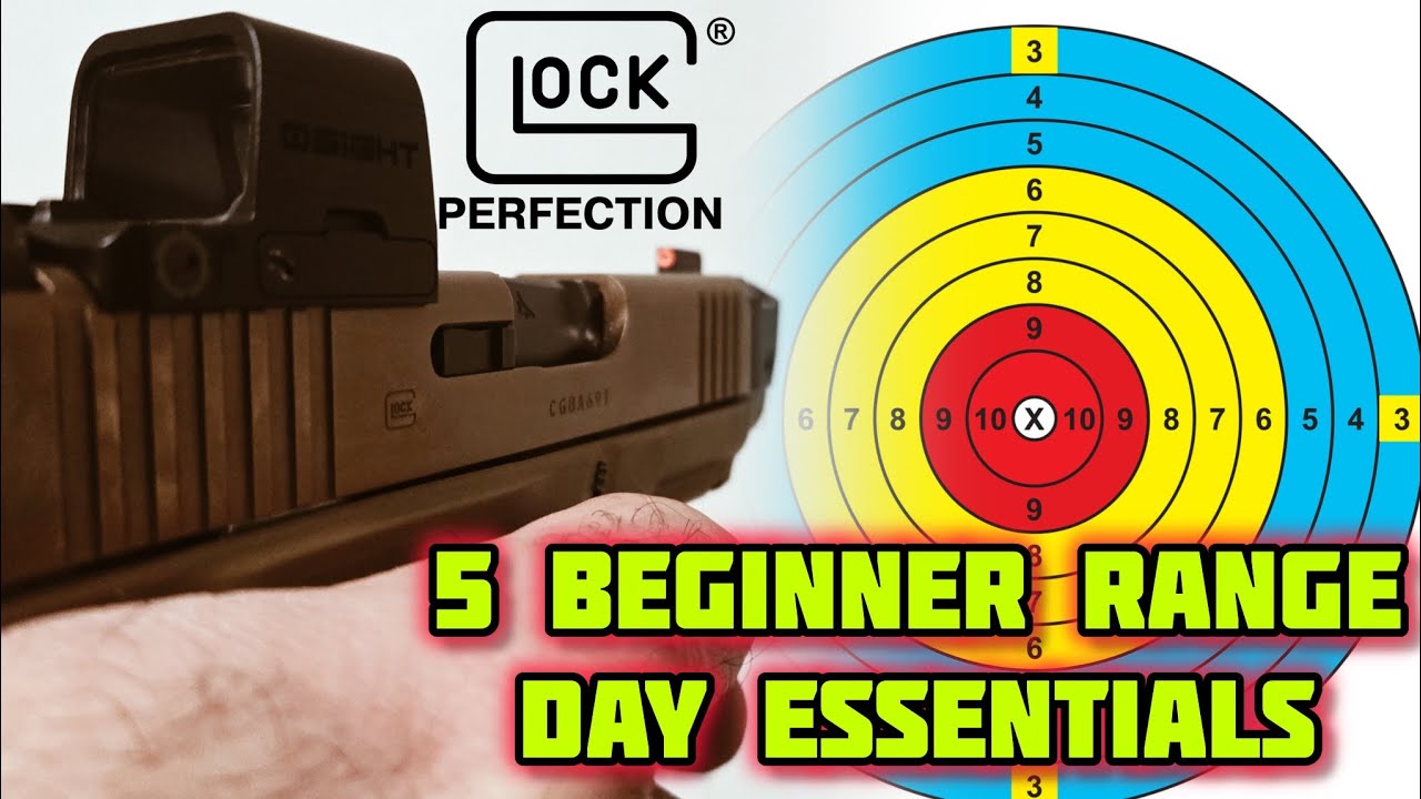 TOP 5 Beginner range Day Essentials! Range day fun!