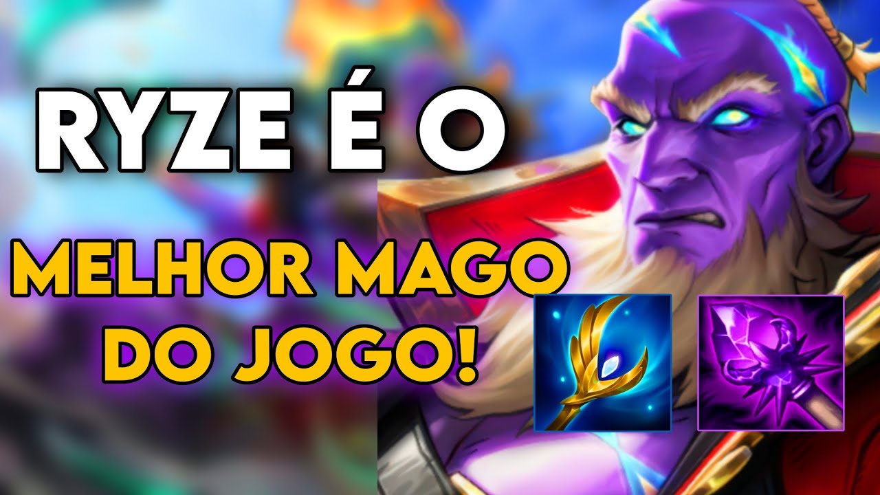 O MELHOR MAGO PRA VOCÊ SUBIR DE ELO SE CHAMA RYZE MAS EXISTEM JOGOS QUE NEM ELE É CAPAZ DE GANHAR...