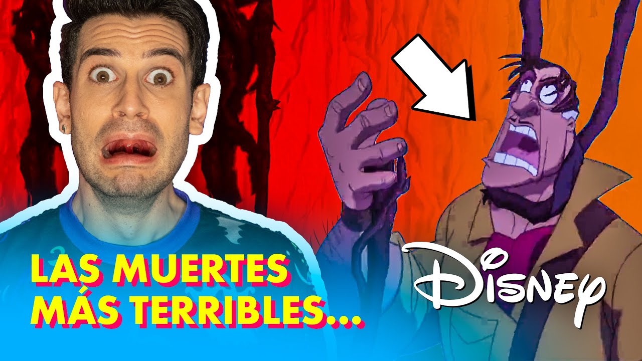 TOP 10 PEORES MU€RTE$ en DISNEY 💀😱