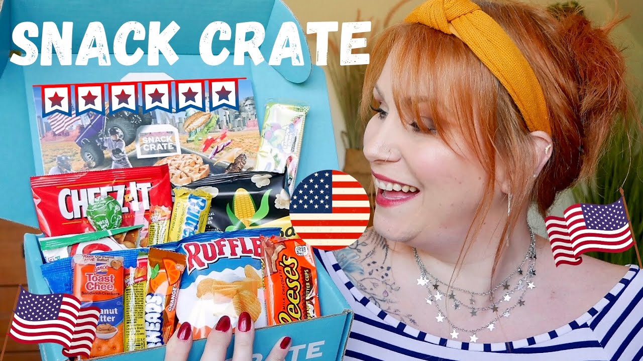SNACK CRATE JUNE SNACKS FROM AROUND THE WORLD SUBSCRIPTION UNBOXING - USA EDIT