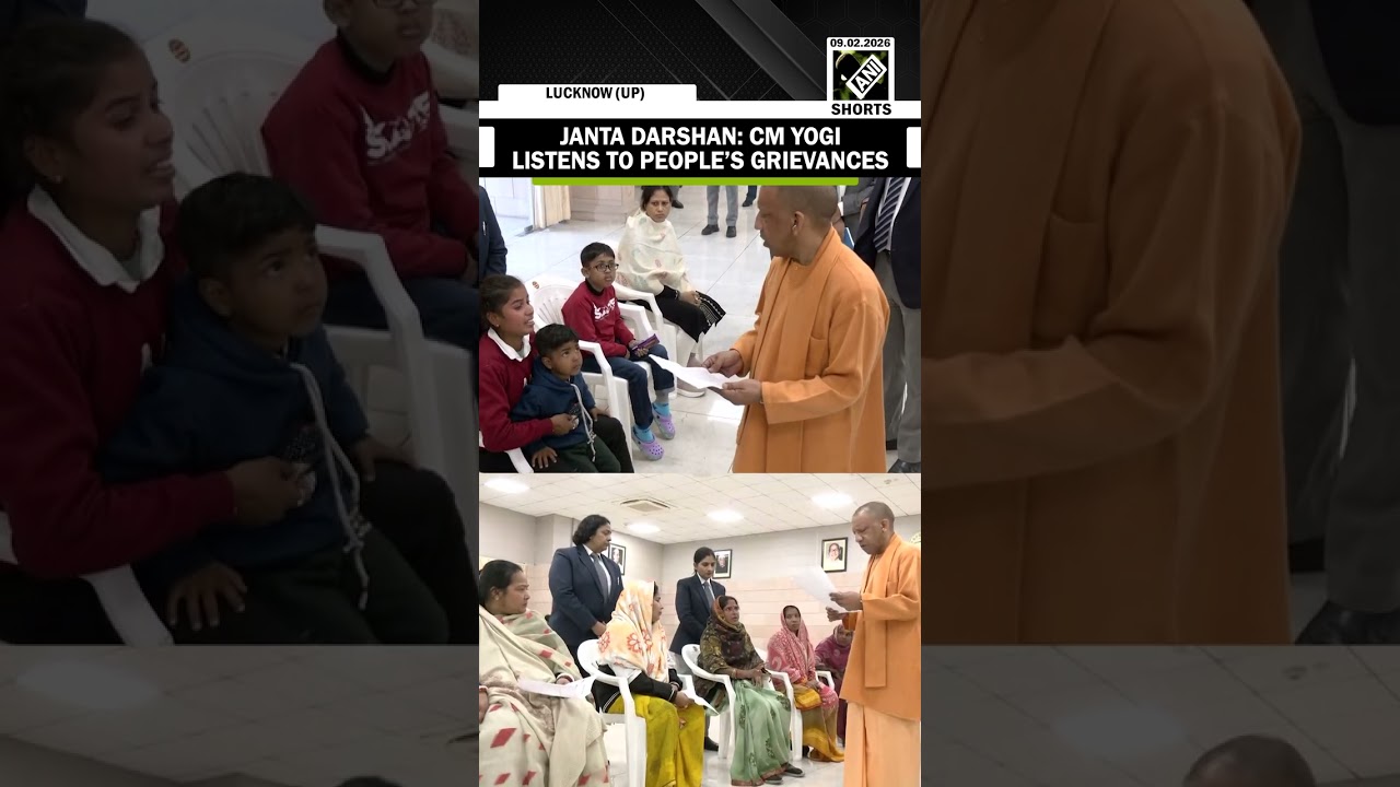 Uttar Pradesh CM Yogi Adityanath listens to people&rsquo;s grievances during &lsquo;Janta Darshan&rsquo;