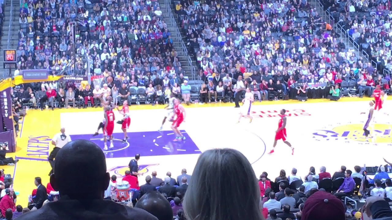 laker game vs clippers  staple center