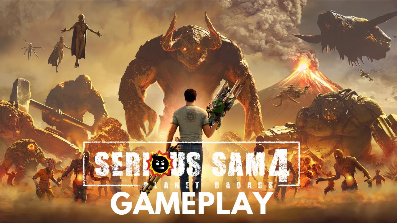 SERIOUS SAM 4 FIRST 30 Minutes of Gameplay (Classic FPS) | PC (HD,60FPS)