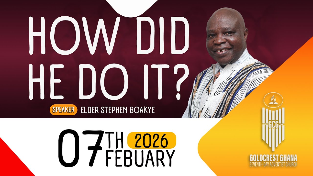 HOW DID HE DO IT ? | ELDER STEPHEN BOAKYE | GGC LIVE