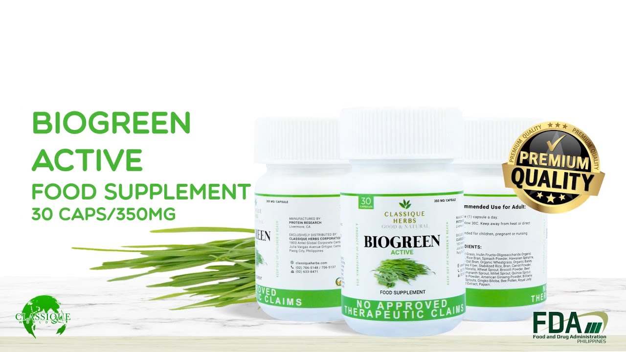 Biogreen Active | ClassiqueWorld