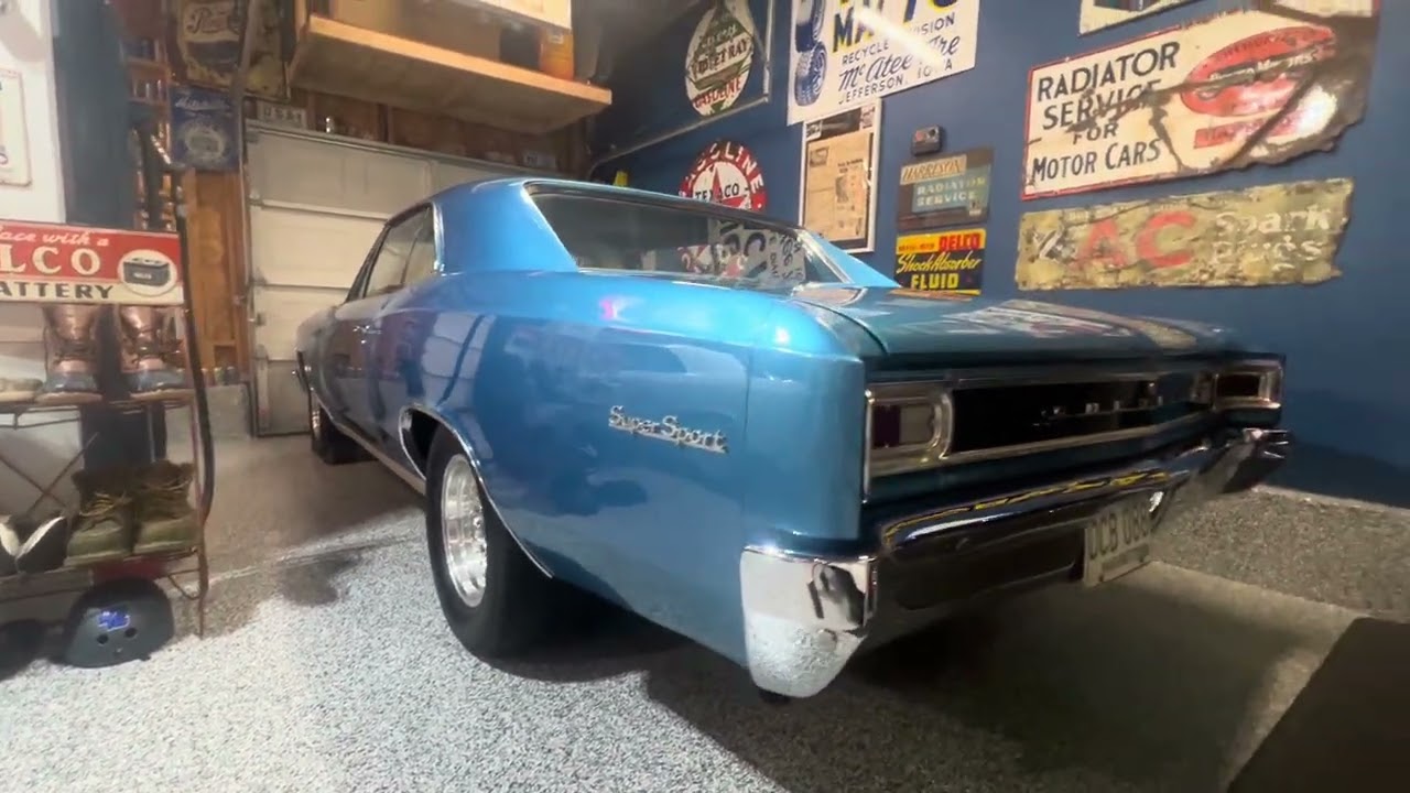 Grandpa&rsquo;s 66&rsquo; #supersport #chevelle #bigblock #bigblockchevy #marinablue 