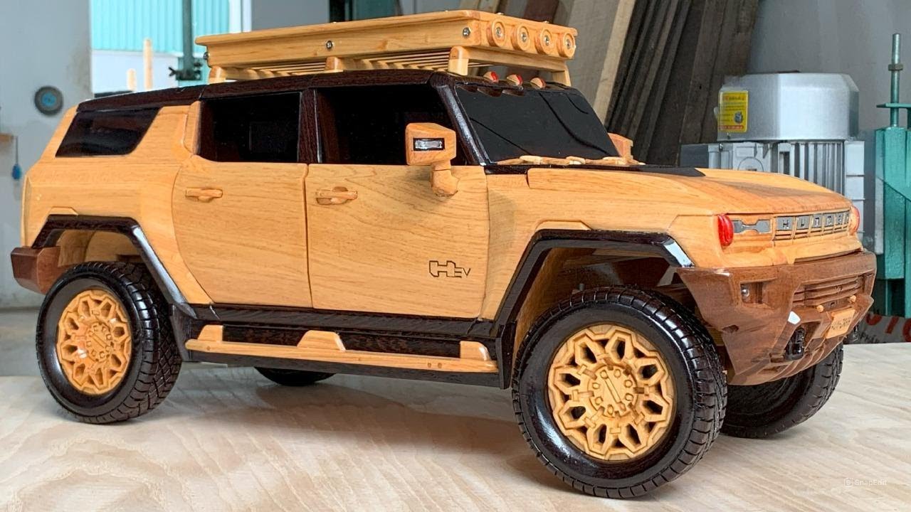Резьба по дереву – HUMMER EV SUV 2025 | Электрический внедорожник – Искусство деревообработки
