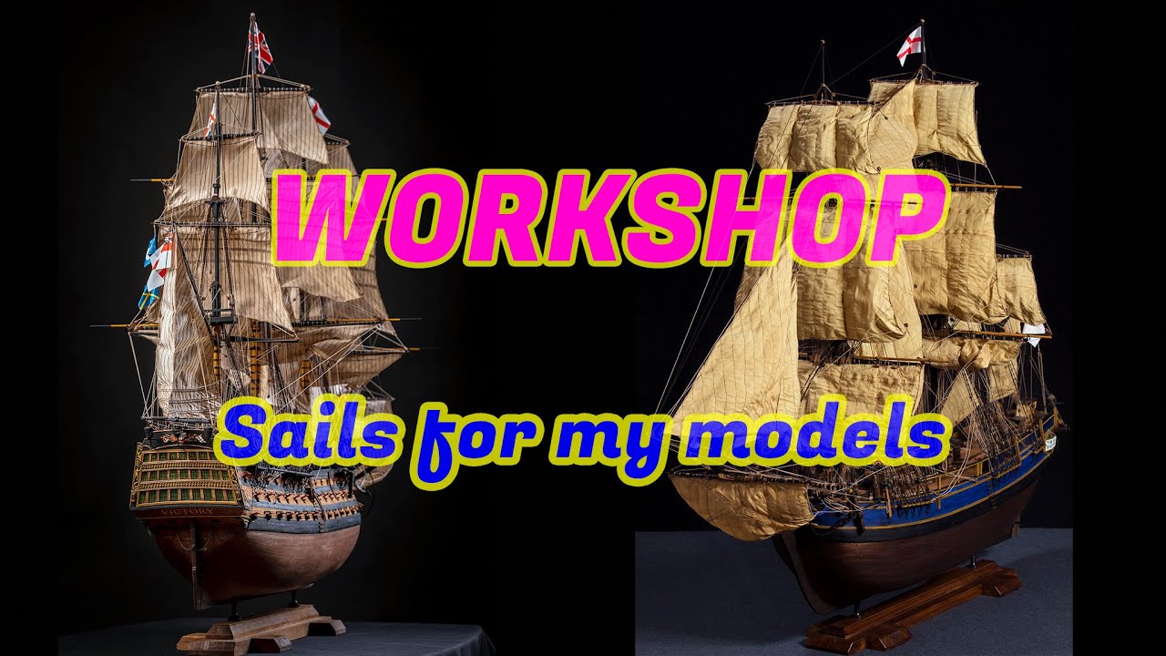 Technology of making sails for my models - (shipmodeler WORKSHOP)