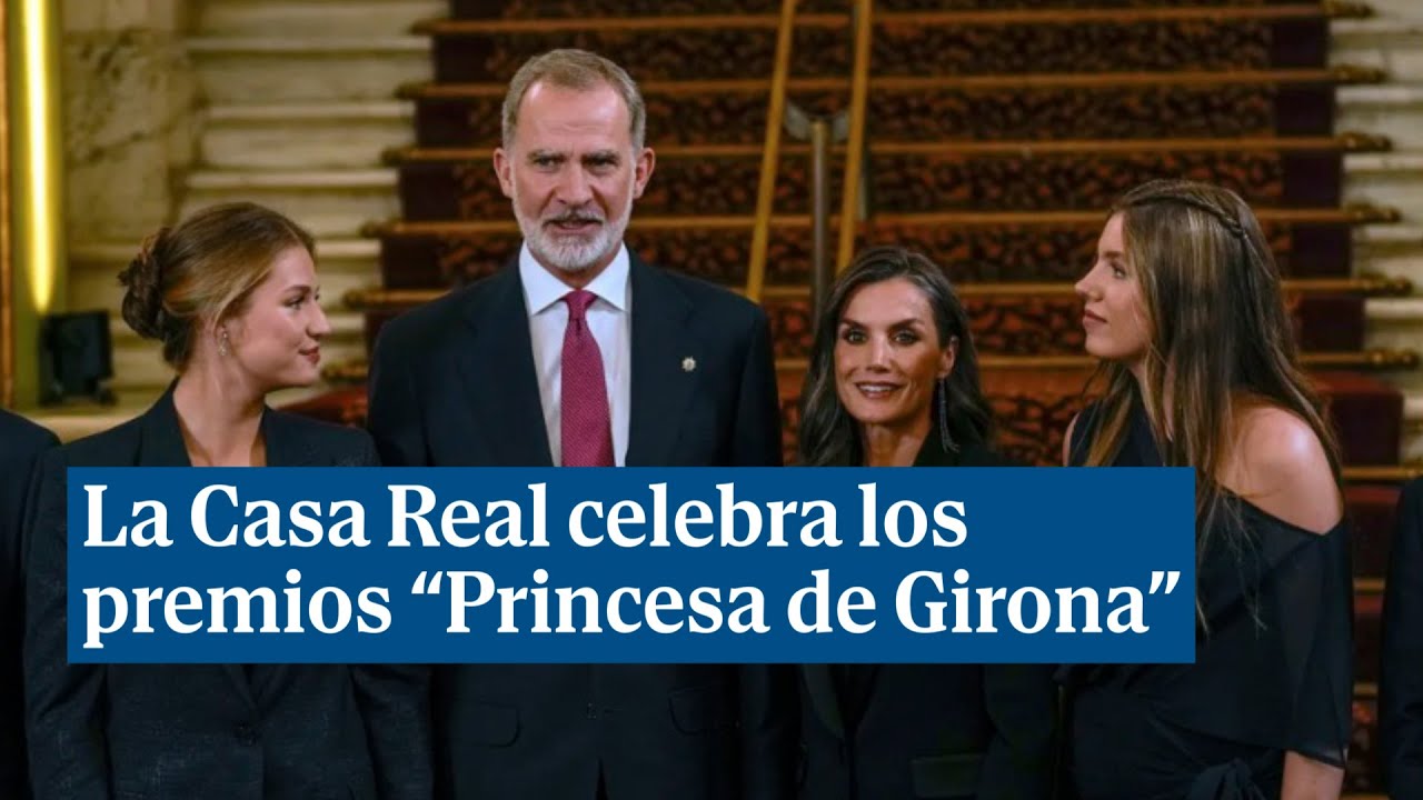 La Casa Real celebra los premios Princesa de Girona, con los jóvenes como nuestra 