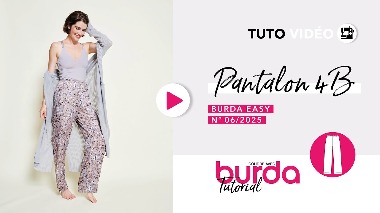 Pantalon 4B | Burda Easy 6/2025
