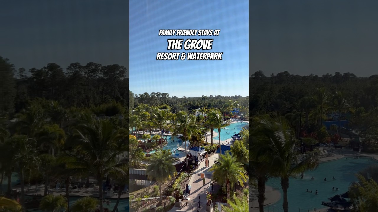 Семейный отдых в отеле Grove Resort & Waterpark в Орландо, Флорида | Ruby Red