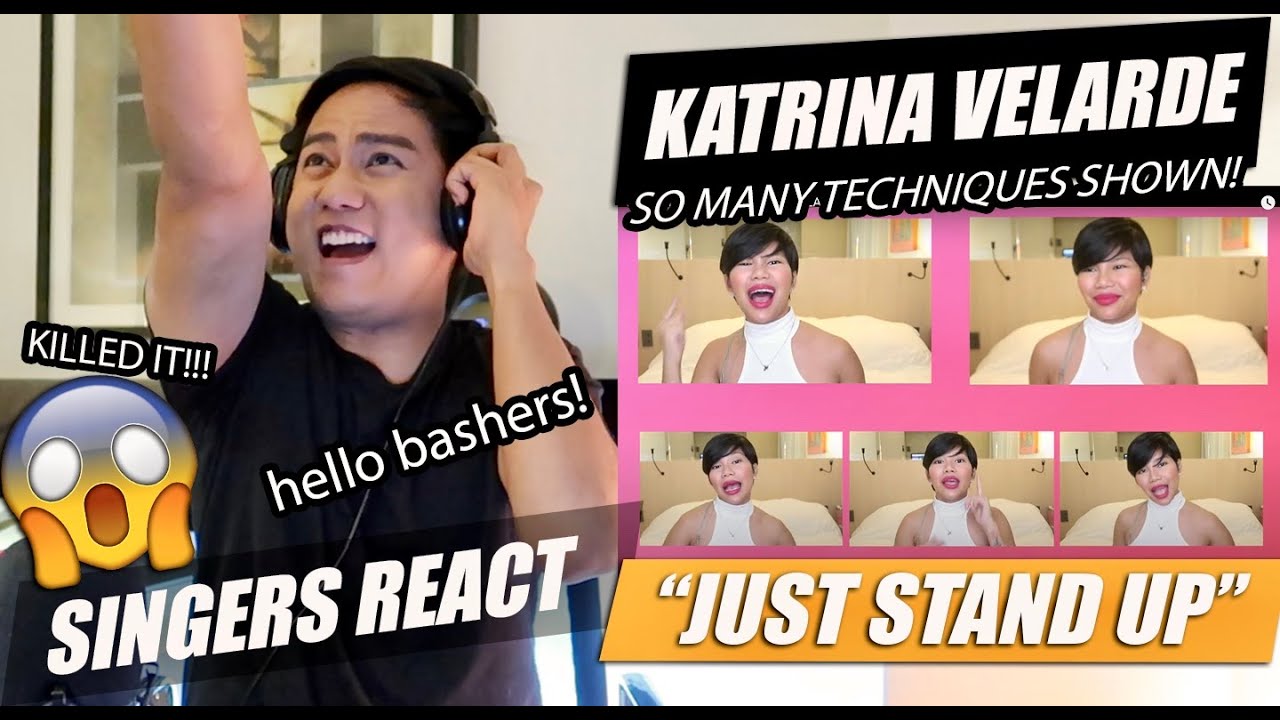 Katrina Velarde - Just Stand Up | SINGER REACTION