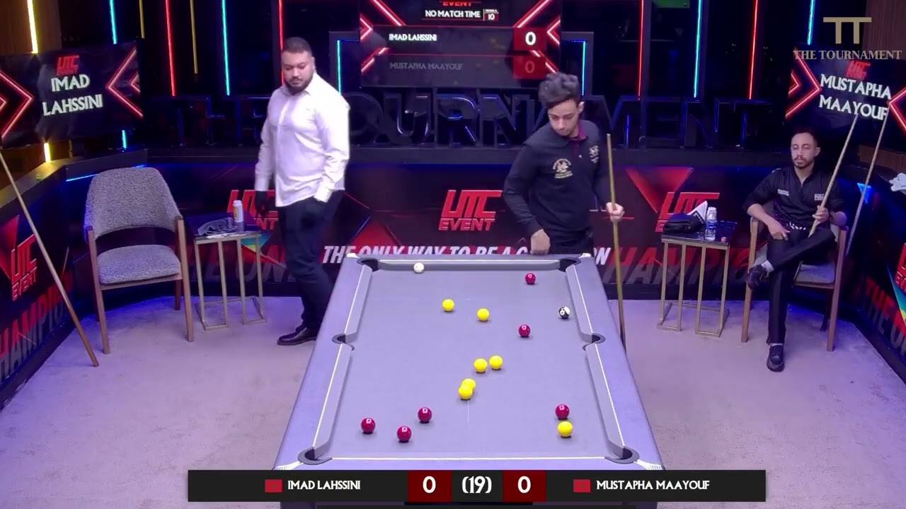 Imad LAHSSINI vs Mustapha MAAYOUF - FIRST TO 10 Decider frame