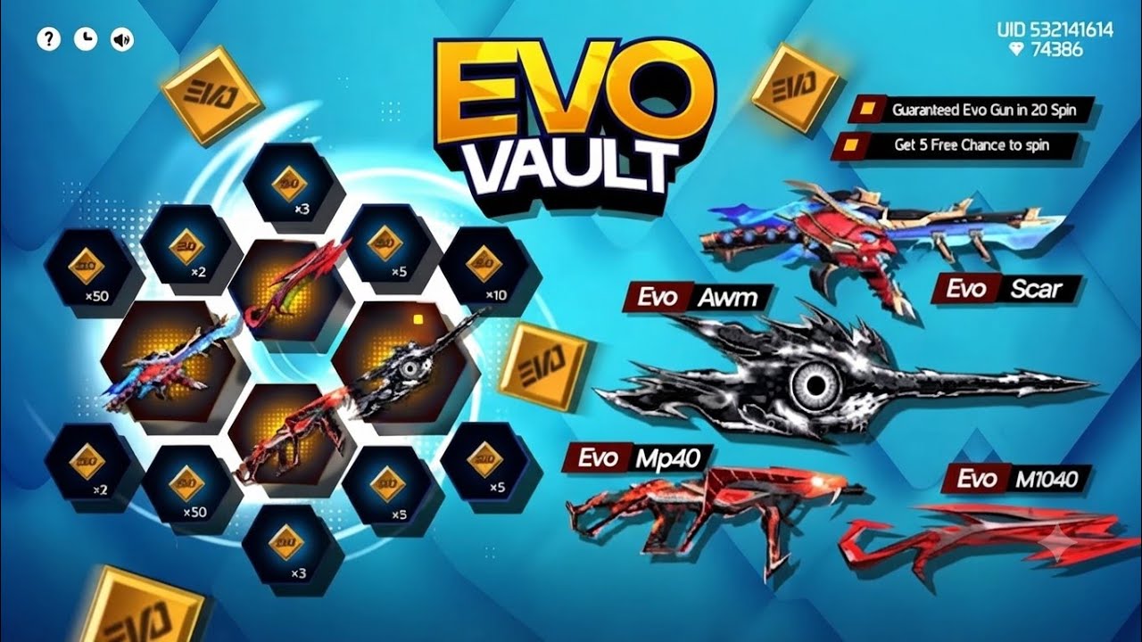 Next Evo Vault Event Confirm Update lI NewEvent Free Fire Bangladesh Server | FreeFire New Event👍
