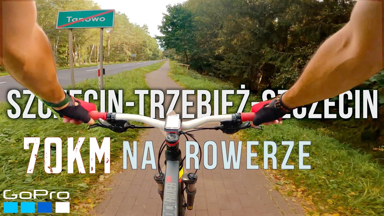 70km rowerem.Trasa Szczecin-Trzebież-Szczecin /MTB Rockrider 540 (GoPro 11 POV)