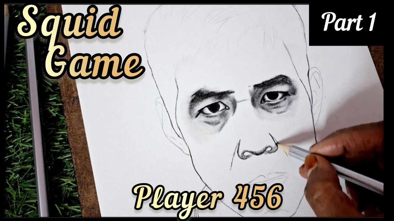 How to Draw Squid Game Player 456 (Season 3) | Gi-hun | Easy Drawing tutorial 🔥