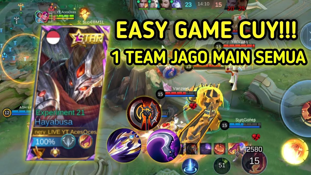 HAYABUSA MODE SABUN!!! MUSUH NYA RECALL2, 1 TEAM MODE SERIUS!!!