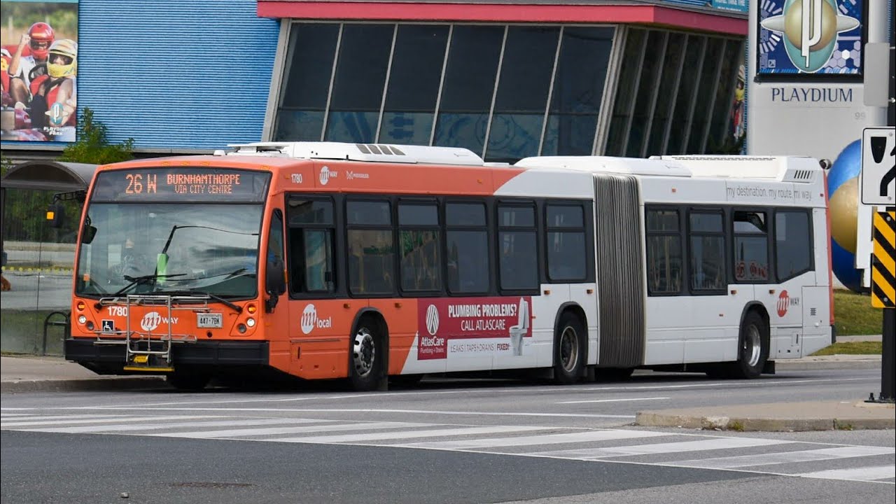 Mississauga Transit / MiWay & Brampton Transit / Züm Buses at Mississauga City Centre Bus Terminal
