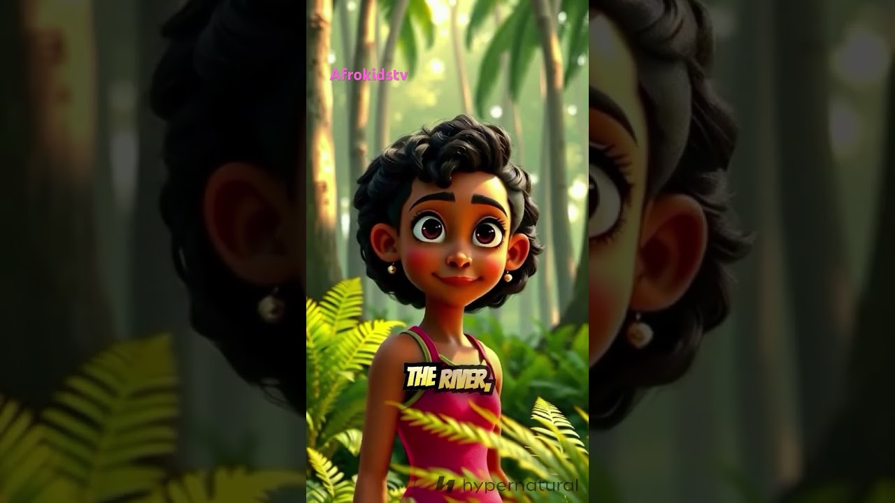 The Cave Black Girl in the Jungle #africanstoryteller #animation #disney #viralvideo #cartoon #kids