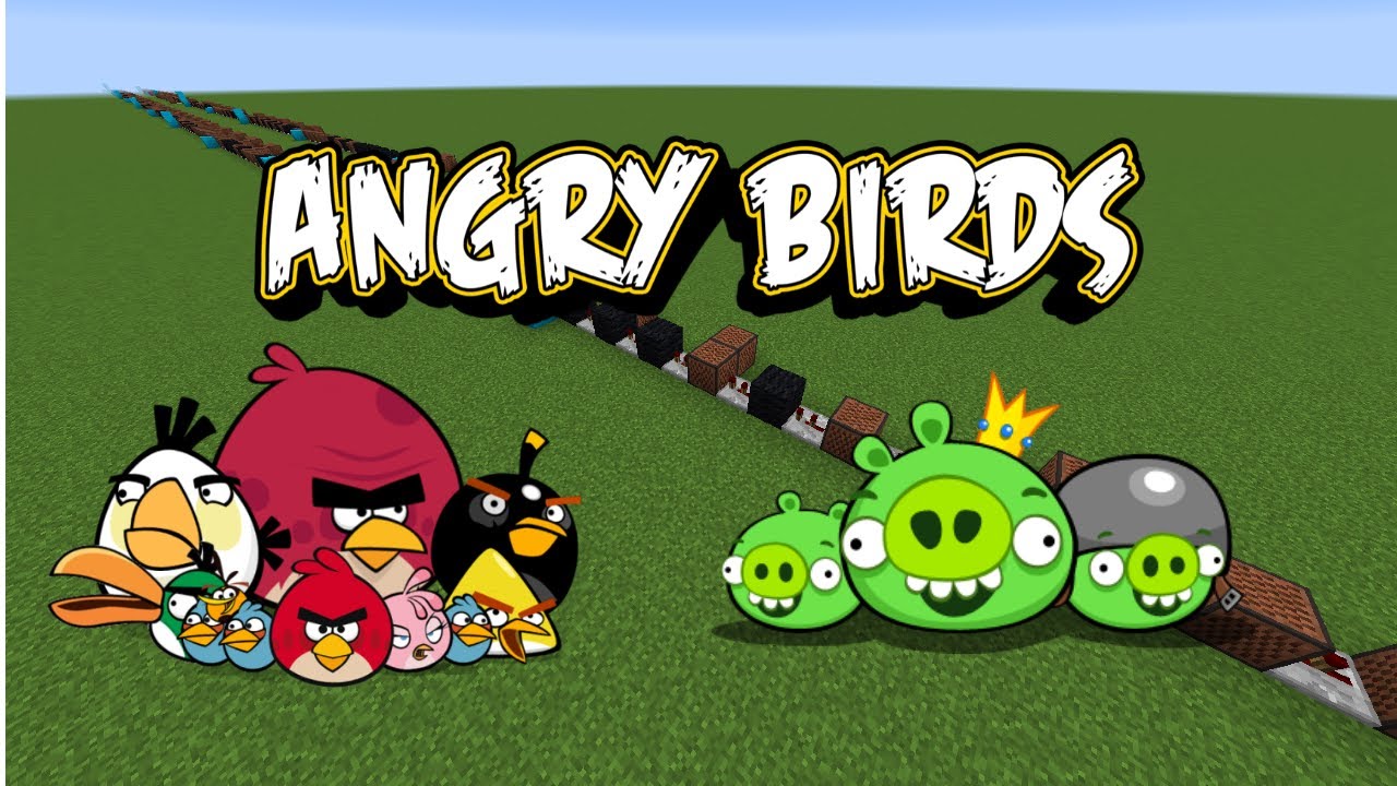 Minecraft: Angry Birds Theme with Note Blocks