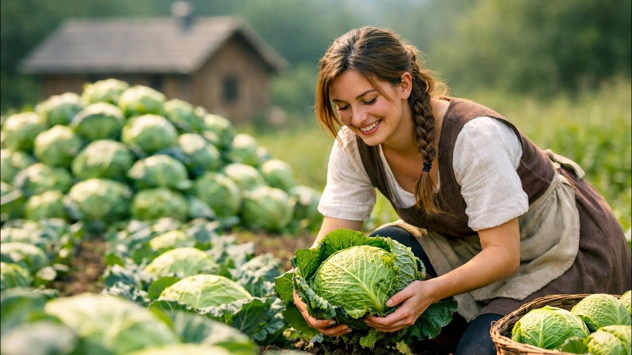 A Day in Peaceful Farm Life - Harvesting, Milking & Rural Living