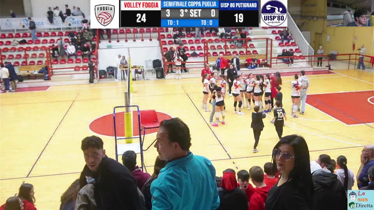 VOLLEY FOGGIA VS UISP 80 PUTIGNANO - SEMIFINALE COPPA PUGLIA SERIE D