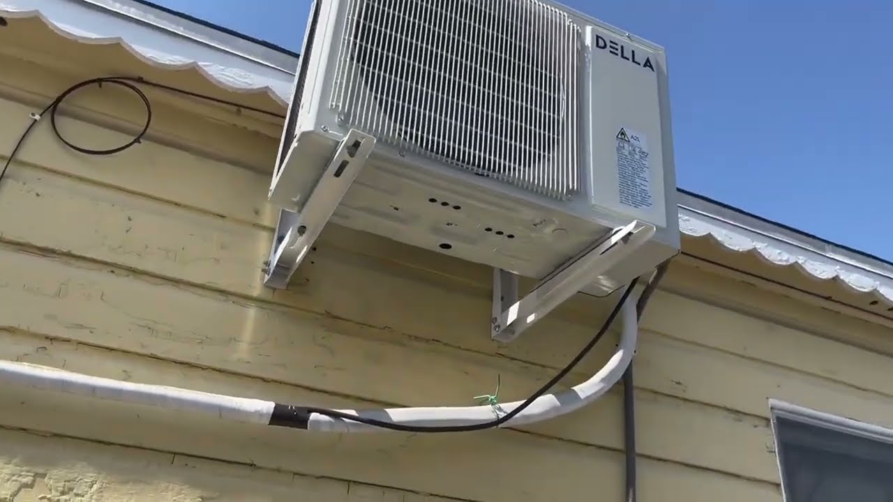 DELLA Motto Series 18000 BTU Wifi Enabled Mini Split 19 SEER2, Air Conditioner & Heater with Pre