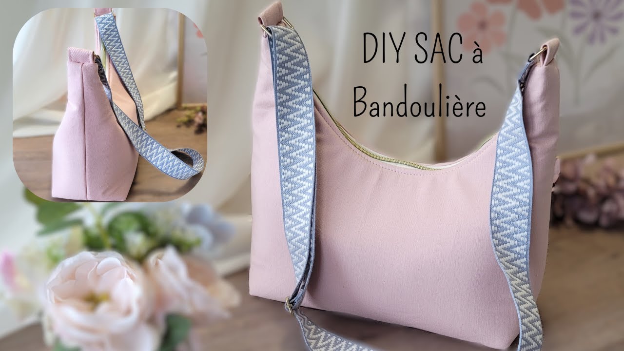 🧵TUTORIEL COUTURE: Sac à Bandoulière