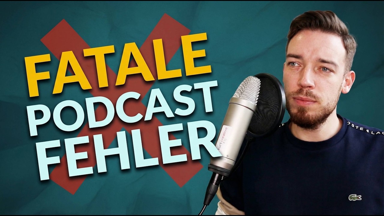 Podcast aufnehmen: Die 5 häufigsten Fehler