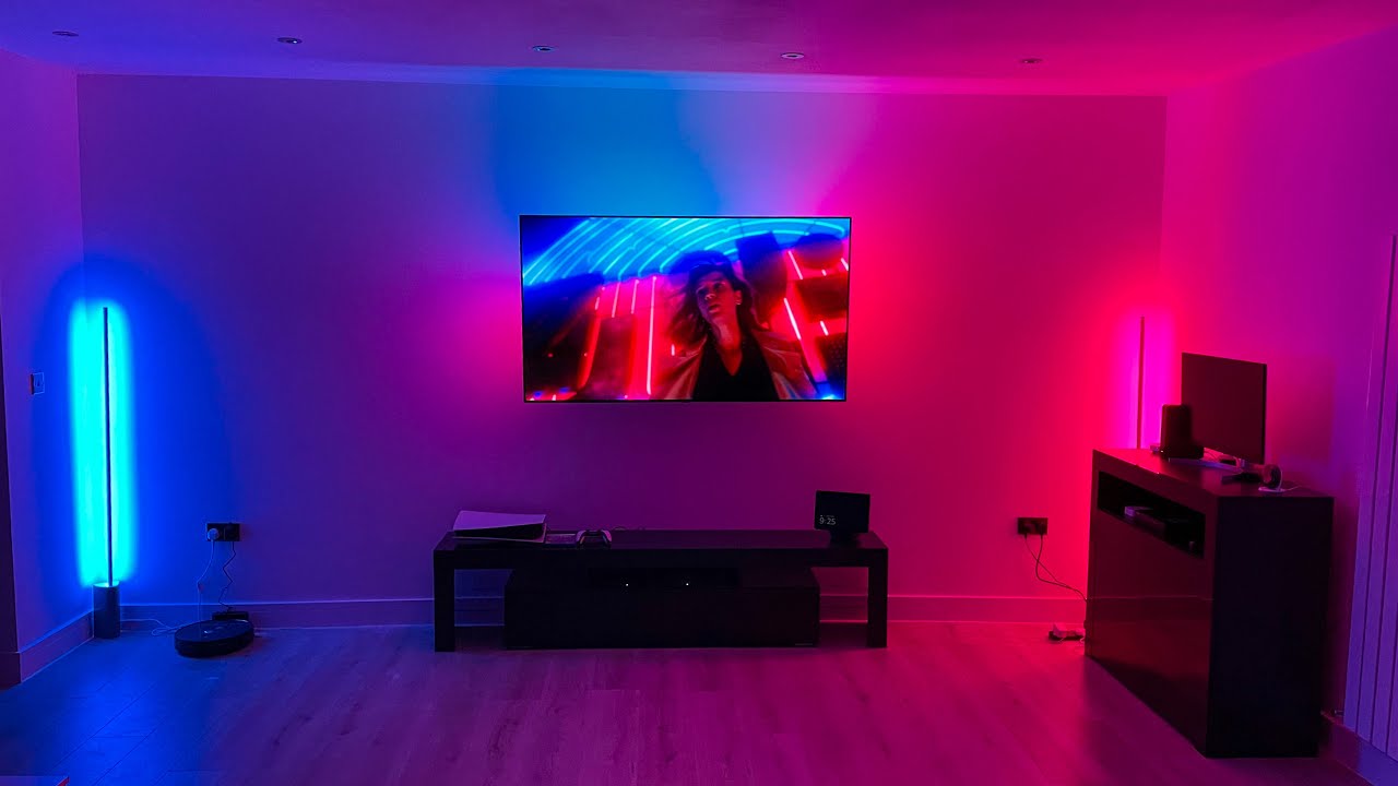 Как синхронизировать Philips Hue Lights с любым телевизором! (Hue Sync Box + Lightstrip + Signe F...