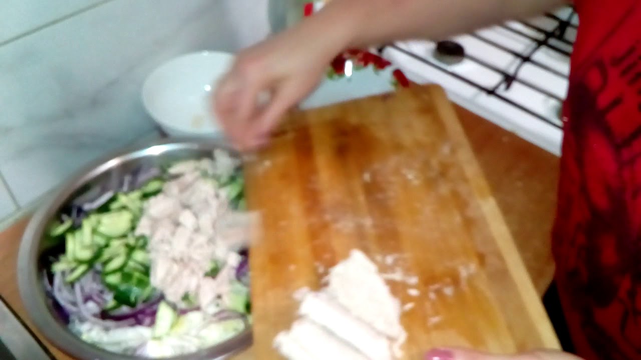 ВКУСНЕЙШИЙ ЛЕГКИЙ САЛАТ НА УЖИН 