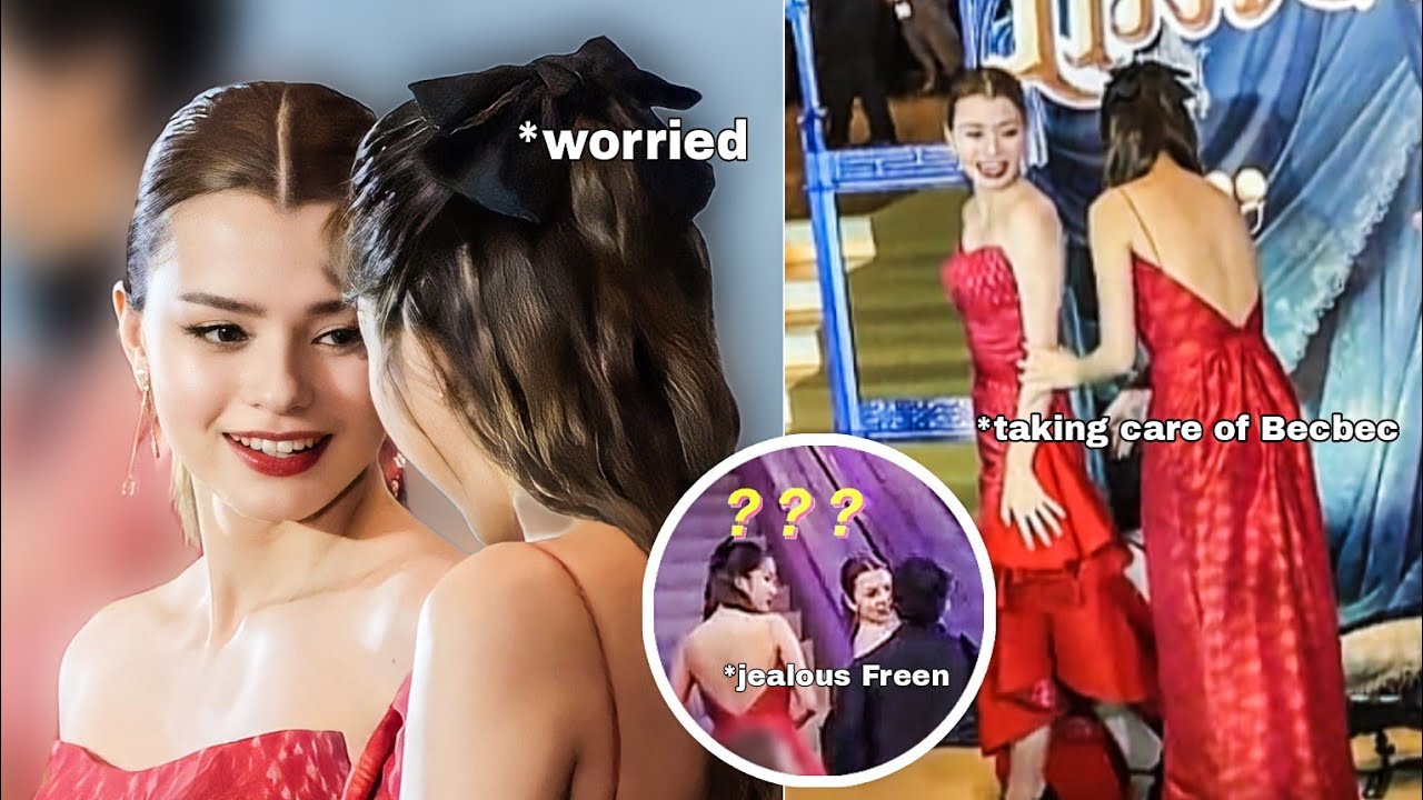 (FreenBecky) Freen getting jealous to someone over Becky during ManSuang Gala?🧐