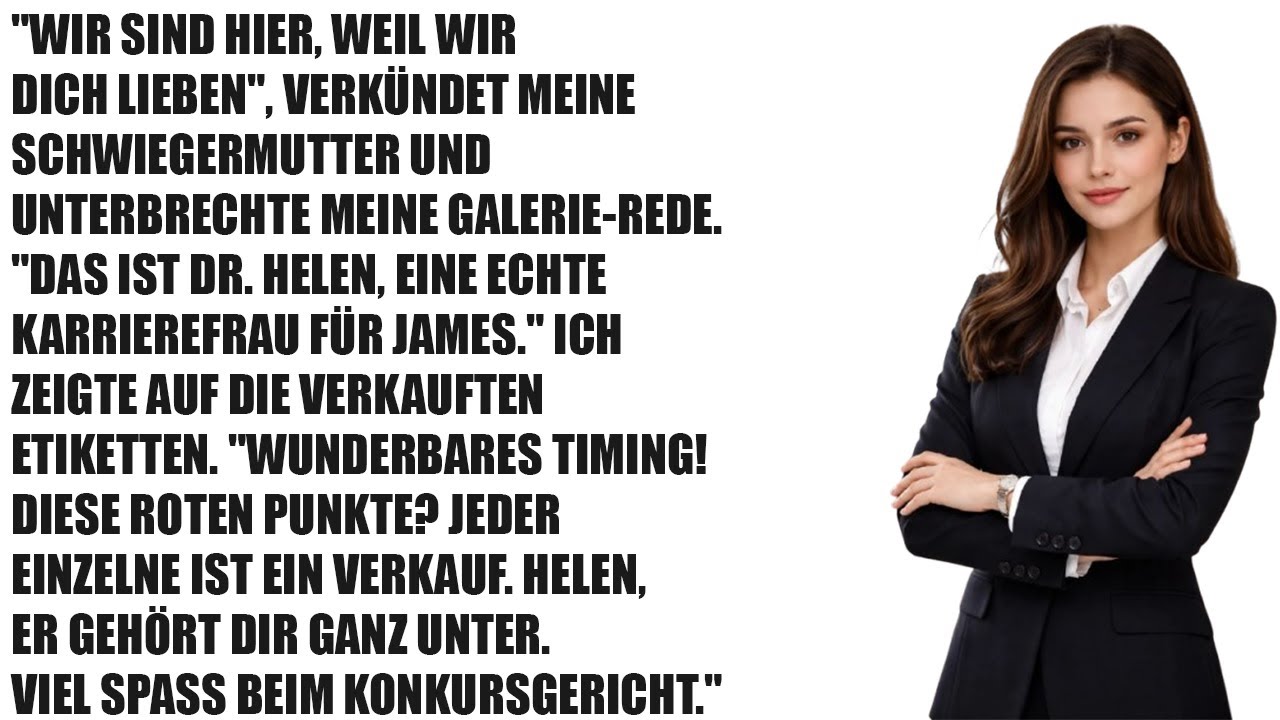 Meine Schwiegermutter plante meine „Intervention“ bei meiner Kunstausstellung – mit Ersatz