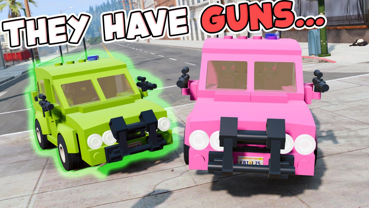 BeamNG Lego Car Hide & Seek INFECTION Is Insanely Destructive...