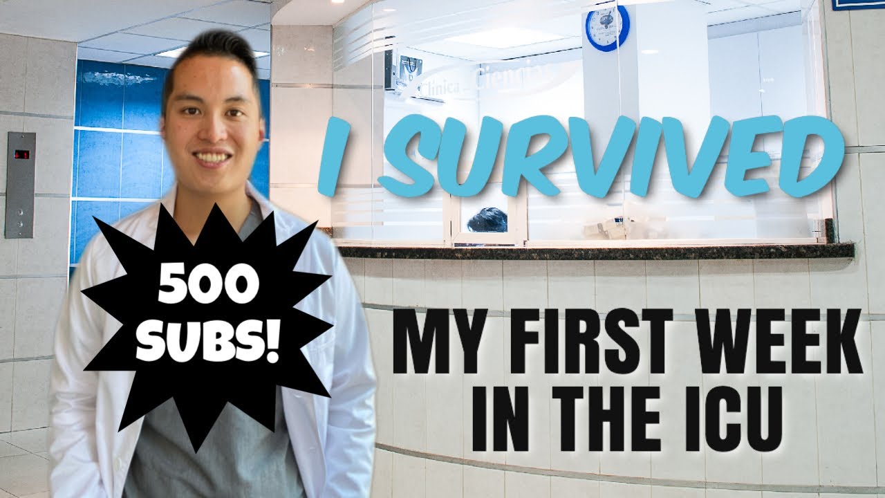 New ICU RN survives first week || DAY IN THE LIFE of a FNP nursing student 1.3