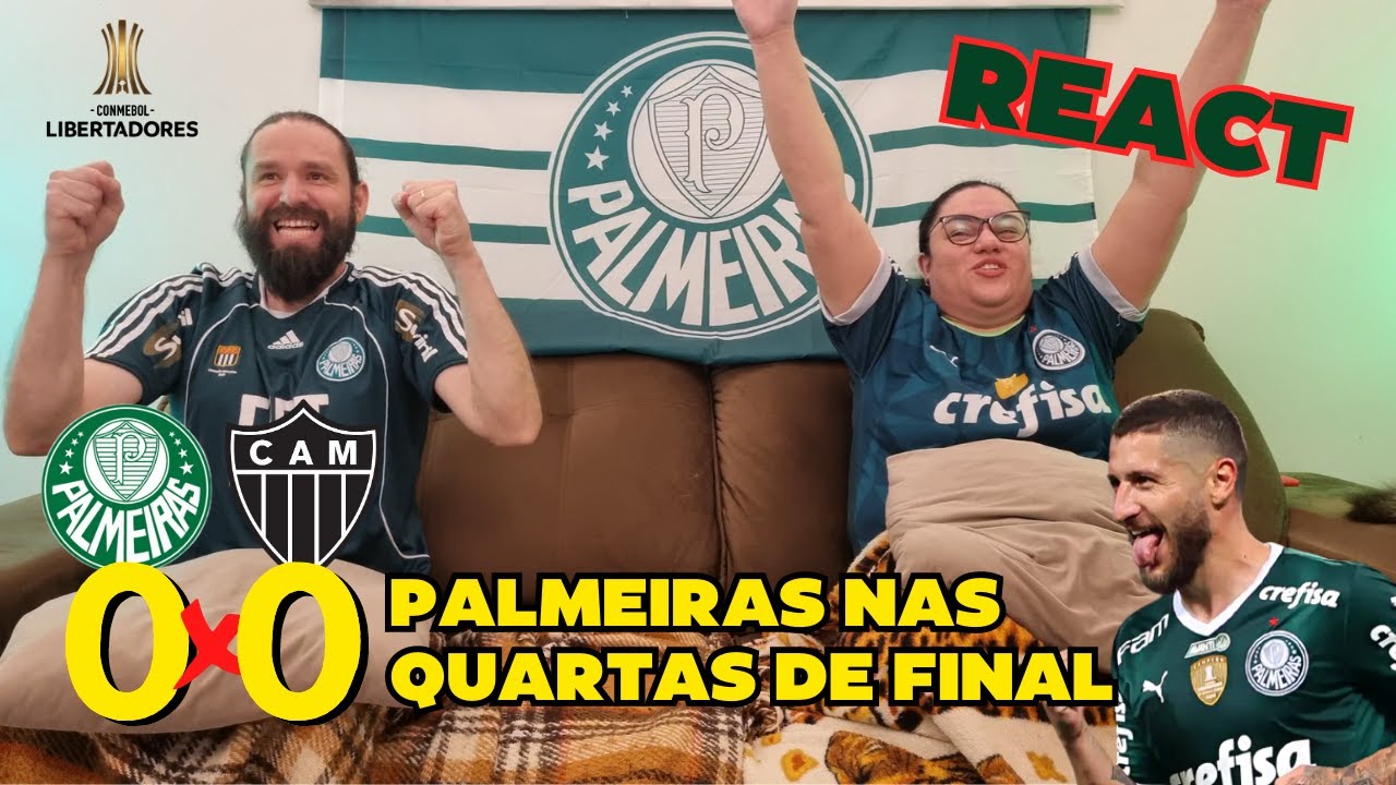 REACT - PALMEIRAS 0x0 ATLÉTICO MG - LIBERTADORES 2023 - VERDÃO GARANTE VAGA PARA AS QUARTAS.